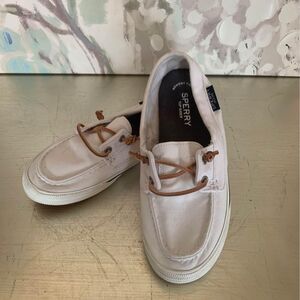 White Sperry Boat Shoes